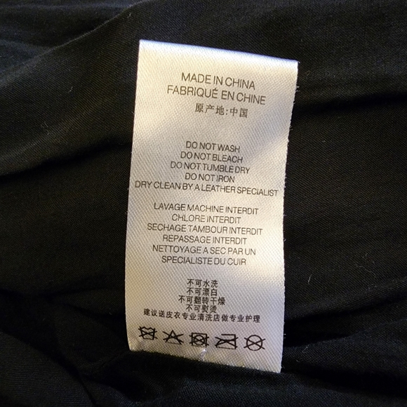 IRO Ashville Leather Moto Biker Jacket size 40 - Picture 13 of 17